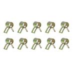 METALLIXITY ばねホースクランプ 9 mm 30個 メタルクリップ ホームガーデンチューブパイプ固定用