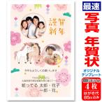 ショッピング年賀状 写真入り年賀状 写真年賀状 4枚 自由編集 年賀はがき お年玉付 年賀状じまいシール付 ■選べる枚数■ 差出人自由 2026年 うま 馬 午年