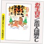 ショッピング年賀状 年賀状 年賀はがき 12枚 お年玉付き 年賀状じまいシール付  2026年 差出人なし（デザイン：HA114） うま 馬 午年 かわいい イラスト 10枚＋2枚