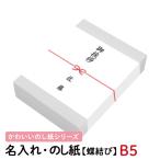 かわいいのし紙 蝶結び 花結び 熨斗紙 印刷 名前入り 名入れ 御祝 寿 御挨拶 内祝 20枚 B5 サイズ 送料無料