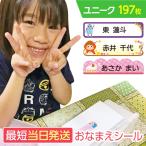 お名前シール 抗菌 耐水 防水 リニューアル 食洗機 197枚 ユニーク ネームラベル ネームシール