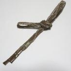 夏用絽帯〆絽帯締絹100%手組紐帯...