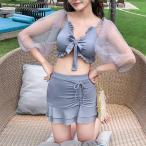 [ специальная цена ] лето новый продукт новый женский купальный костюм симпатичный одноцветный длинный рукав прекрасное качество бикини надеты .. длинный рукав маленький pra море бассейн 2 позиций комплект 