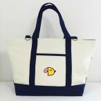 マザーズバッグ ネイビー Ｍサイズ 日本製 出産祝い 誕生日祝い かわいいロゴでイニシャルプリントできます 世界にひとつだけ