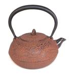南部鉄瓶 鉄器 雲竜(茶) 1.4L