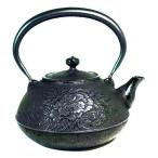 南部鉄瓶 鉄器 布団型 牡丹 1.6L