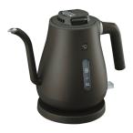 電気ケトル 0.8L 象印 コーヒーケトル ドリップケトル セピアブラック 本体二重構造 転倒湯もれ防止構造