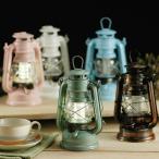 LEDランタン おしゃれ アンティーク調 暖色ライト 乾電池式 アウトドア キャンプ 防災グッズ