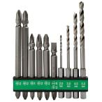 HiKOKI ビットセット (10本) 0040-1000 六角二面幅6.35mm 00401000 ハイコーキ 日立 ネコポス可 在庫