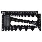 sinwa73774 болт * гайка мера алюминиевый черный 80x160x2.5mm кошка pohs возможно.