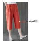 ステテコ レディース さらさら ひんやり 夏用 クロップドパンツ ルームウェア ハーフパンツ ショートパンツ 洗える オールシーズン 下穿き