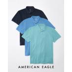 ショッピングアメリカンイーグル アメリカンイーグル 3枚セット ポロシャツ メンズ 半袖 マルチカラー 大きいサイズあり