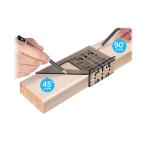 シンワ ２×４止型定規 2×4材を自由自在に加工 62115