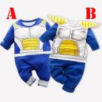 【 即納品1-2日で届く】ドラゴンボール ベジータ 風 男の子 女の子 連体パジャマ ベビー服 オーバーオール 長袖 春夏 ロンパース 新生児 赤ちゃん 出産祝い