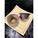 ●朝顔ぐいのみ/津軽金山焼　金山焼　陶器　日本製　手作り　ギフト　記念品　プレゼント　贈り物　おしゃれ　お祝　器　酒器　ぐいのみ　おちょこ　