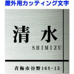 ショッピング表札 表札 送料無料 激安 ステンレス表札 住所入り 銘板