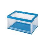 コンテナボックス・キャリー 折りたたみコンテナ 窓あきタイプ 50リットル / kp38-364-5-1