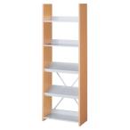 収納家具・収納ケース 可動棚オープンラック5段 ナチュラル W80cm / kp38-801-66-3