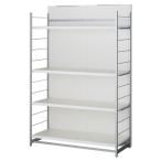 収納家具・収納ケース 間仕切りラック ミラー無し ホワイト W60cm 棚4段タイプ / kp38-801-68-2