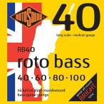 Rotosound Roto Bass Medium Nickel on Steel Roundwound, RB40 (.040-.100)