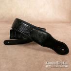 Zemaitis ギター用ストラップ レザー Embossed Leather Strap
