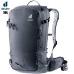 24 Deuterドイター  FREERIDER 30 フリーライダー 30  ブラック 7000 + ヘルメットホルダーセット　バックパック リュック 山スキー