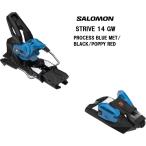 25 SALOMON サロモン STRIVE 14 GW Process Blue Met./Black/Poppy Red 山スキービンディング