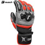26 REUSCH ロイッシュ WORLDCUP WARRIOR GS ブラック/ シルバー/ フルオレッド スキーグローブ