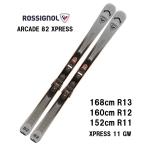 26 ROSSIGNOL ロシニョール ARCADE 82 XPRESS + XPRESS 11 GW Black Orange スキー板 オールラウンド 基礎 デモ