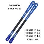 26 SALOMON サロモン S/RACE PRO SL + ICON 12 GW スキー板 レーシング SL