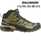 SALOMON サロモン X ULTRA 360 MID GTX メンズ 登山靴 トレッキング シューズ (Olive Night/Slate Green/Southern Moss L47447700)