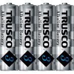 オフィス備品 電池 ＴＲＵＳＣＯ　アルカリ乾電池　単３　（４本入）　  (TLR6G-P4S)