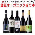 オーガニックワイン セット ５本セット 酸化防止剤 無添加ワイン入り 750mlx5本 父の日