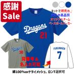 2025ver 好きな背番号、選手名で作れる ドラゴンズユニフォーム風Tシャツ＆ロンT　野球観戦応援グッズ　公式グッズお探しの方にもオススメ 2025 レプリカ