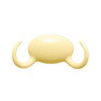 たまごフックWロール 白熊 シロクマ C-13M-XS-SOYE マグネットタイプ ベースサイズ：XS ソフトイエロー 1個