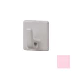 カジュアルフック 白熊 シロクマ C-203-34-PI 粘着タイプ サイズ：34 ピンク 1個