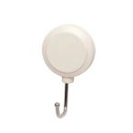 クルーフック丸形 白熊 シロクマ C-32M-40XS-IV マグネットタイプ ベースサイズ：XS アイボリー 1個