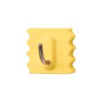 パズルフック 白熊 シロクマ C-34M-XS-YE マグネットタイプ ベースサイズ：XS イエロー 1個