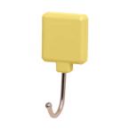 eフックJS形 白熊 シロクマ C-4M-XS-MA マグネットタイプ ベースサイズ：XS マスタード 1個