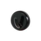 eフックプチ 白熊 シロクマ C-7M-RM-BL マグネットタイプ ベースサイズ：RM ブラック 1個