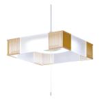 アイリスオーヤマ 和風LEDペンダントライト 調光 6畳 ホワイト PL6D-JE2