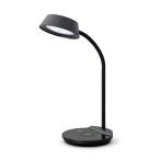  Iris o-yamaLED настольное освещение Qi зарядка серии flat putting модель style свет * тонировка LDL-QFDL-B черный 