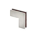 欄間・サイドパネル用ブラケット LAMP M1065-31-10 アルミニウム合金 サテン仕上 ガラス厚：10 D：28