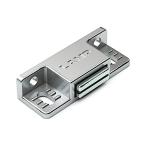 スガツネ 小型マグネットキャッチ LAMP MC-YC-06 亜鉛合金 (ZDC) ニッケルめっき 高さH=8 吸着力/引張力：N=44.1・kgf=4.5「スガツネ製品ならカネマサ」