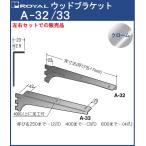 ウッドブラケット 木棚 棚受 ロイヤル クロームめっき A-32/33 呼び名：600 左右1組での販売品