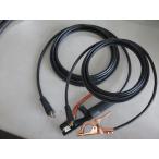 「送料無料」60000-039　WCT14SQ　溶接機用　ホルダー線5ｍ/アース線5ｍ（DINSE仕様）　セット商品　100V/200V兼用　MMA　アーク溶接