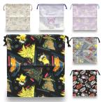 ショッピング巾着 巾着袋 体操着袋 ポケモン Mサイズ 中 キャラクター 体操服入れ 小学生 ポケットモンスター クロミ スヌーピー トミカ マルヨシ W約26.5cm×H約29.5cm