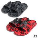 アンダーアーマー サンダル シャワーサンダル ビーチサンダル プールサンダル 上履き 便所サンダル メンズ レディース/UAロッカー5 カモ スライド 6000840