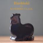 にわとり箸置き黒　4.6