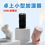 加湿器 卓上 小型 スチーム式 USB電源 噴霧方向自在 寝室 オフィス 可愛い おしゃれ LEDライト 超音波式 加湿機 湿度 コンパクト シンプル